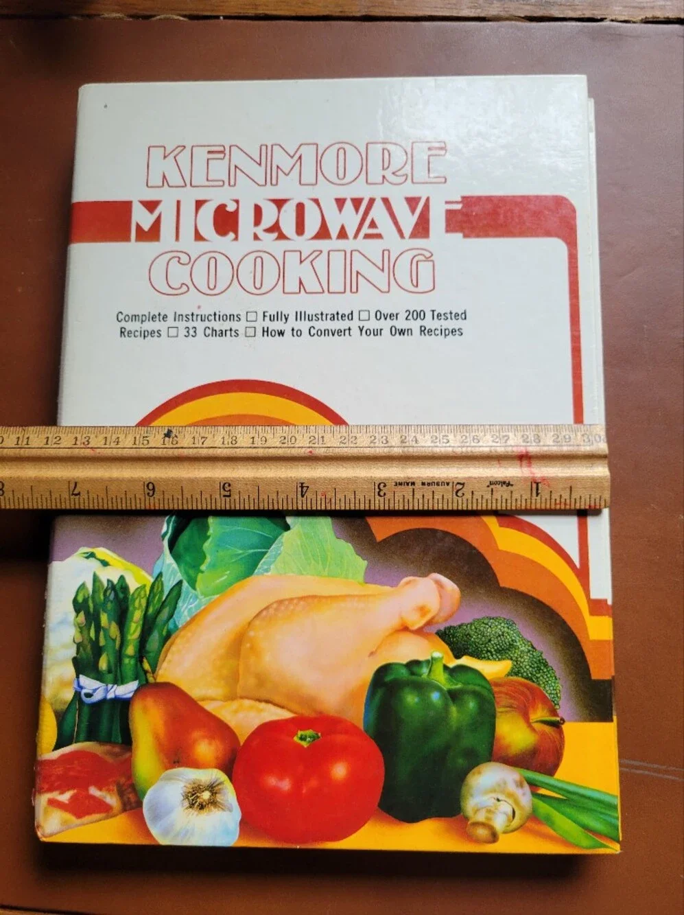 Vintage Sears Kenmore Microwave Cooking Book/1984/Hardback/Spiral Bound/192 Pgs.